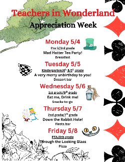 TAW schedule